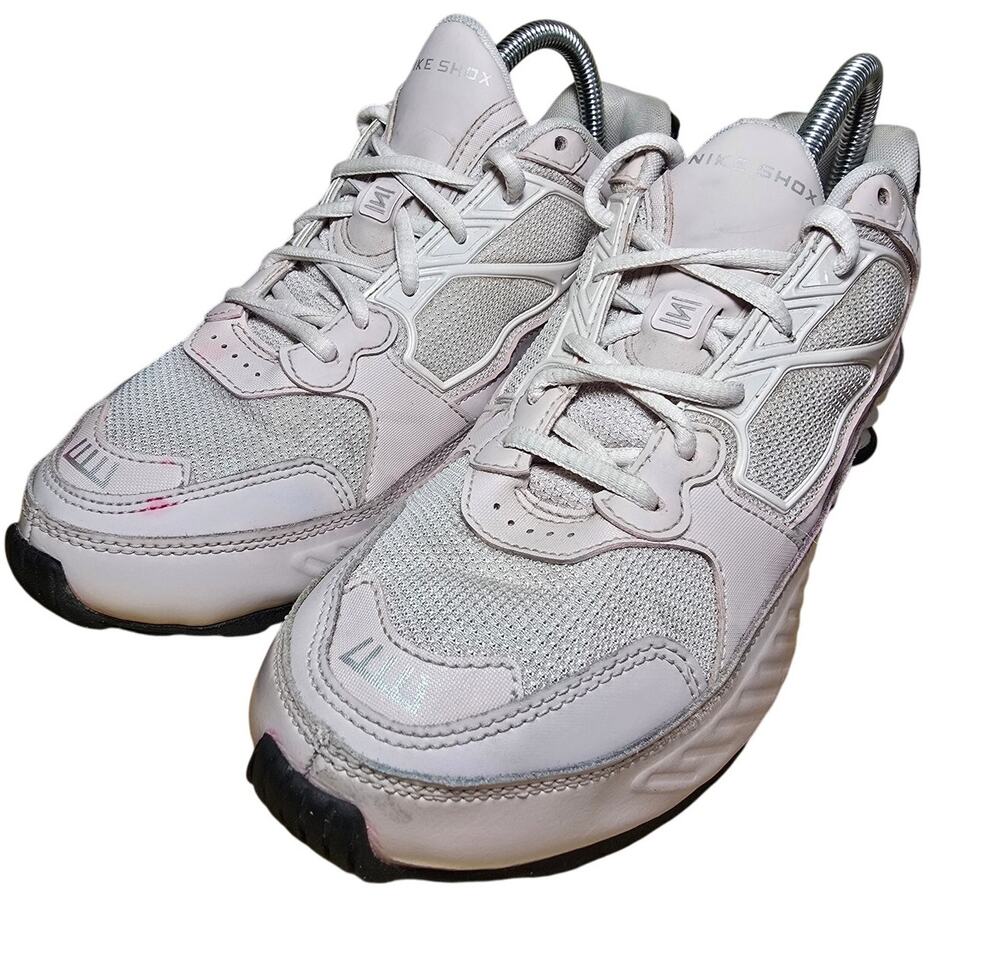Nike W Shox Enigma 9000 Shoes Barely Rose Silver BQ9001-600 Women's Size 9 NICE